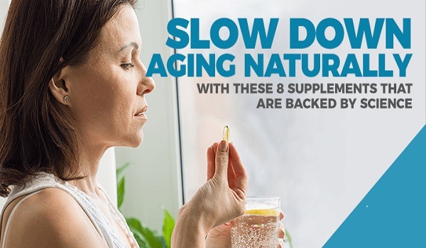 Useful supplements to slow down the signs of aging