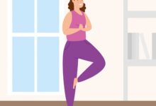 Women practicing the best yoga poses for weight loss in a serene studio setting.