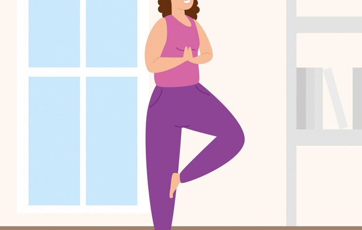 Women practicing the best yoga poses for weight loss in a serene studio setting.